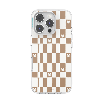 Mickey Latte Check — iPhone 16 Pro MagSafe Case